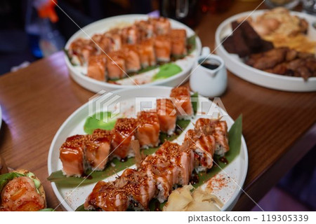 Explore Elegant Appetizers and Desserts Set designed for your Special Occasion event Explore Elegant Appetizers and Desserts Set designed for your Special Occasion event 119305339