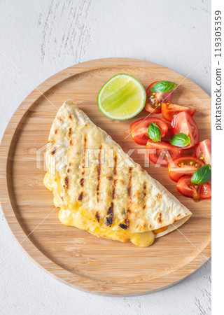 Beef and cheese taco Beef and cheese taco 119305359