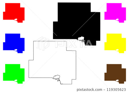 Johnston County, Oklahoma State (U.S. county, United States of America, USA, U.S., US) map vector illustration, scribble sketch map Johnston County, Oklahoma State (U.S. county, United States of America, USA, U.S., US) map vector illustration, scribble sketch map 119305623