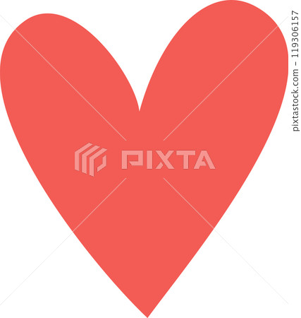 Simple yet eye catching graphic showing a big red heart, conveying feelings of love, romance, and affection. Perfect for valentines day or any love related project Simple yet eye catching graphic showing a big red heart, conveying feelings of love, romance, and affection. Perfect for valentines day or any love related project 119306157