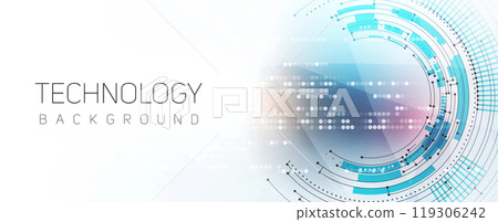 Abstract business technology background. Circuit board 119306242