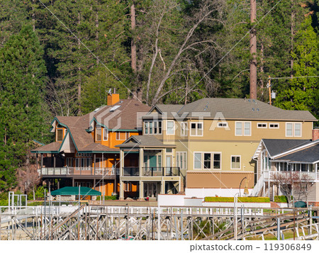 Sunny view of house at Bass Lake 119306849