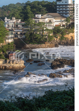 Morning at Goura Beach, Kitaibaraki City, Ibaraki Prefecture 119308292