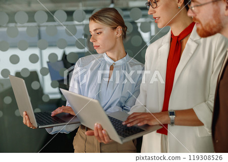 Emphasizing Professional Team Collaboration in a Modern Office Working Environment 119308526