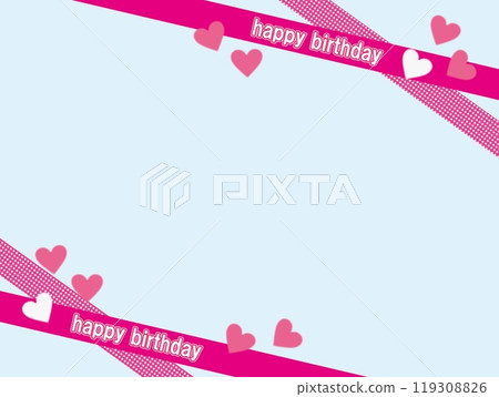 生日快樂生日快樂框架心 119308826
