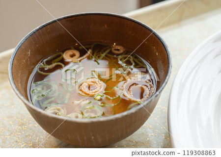 Miso soup 119308863