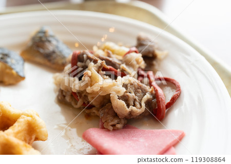 Nikujaga (beef and potatoes) for breakfast 119308864