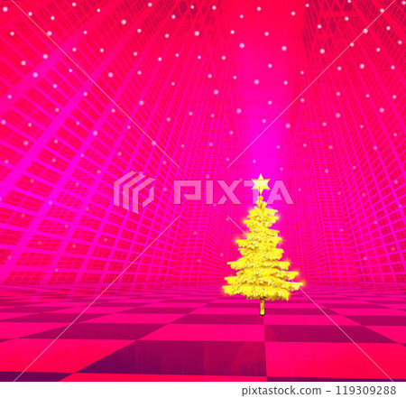 Christmas tree in the snow Christmas tree in the snow 119309288