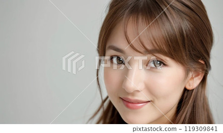 Beautiful female beauty model "AI generated image" 119309841