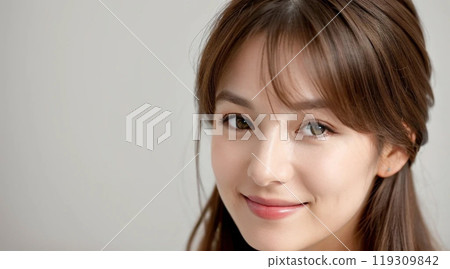 Beautiful female beauty model "AI generated image" 119309842