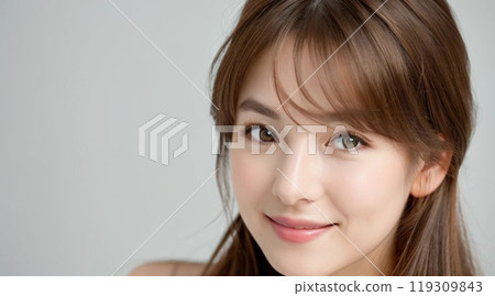 Beautiful female beauty model "AI generated image" 119309843