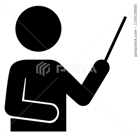 A cram school teacher, a senior or superior who gives a lecture, a person giving a presentation, a conductor, etc. 119310000