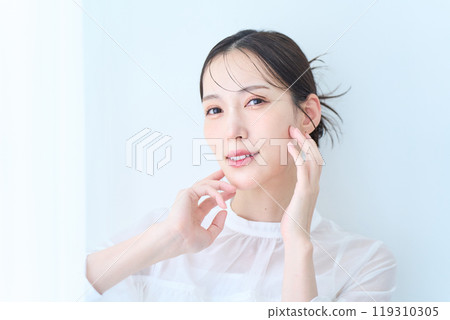 白色 圖片 女人 119310305
