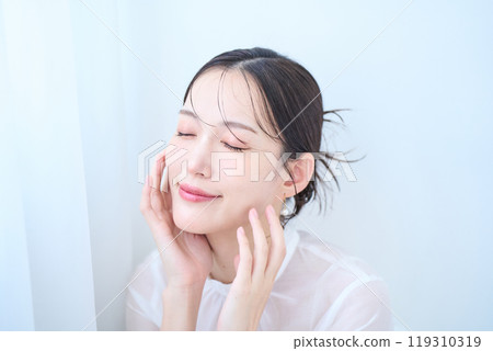 白色 圖片 女人 119310319