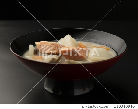 Simmered sake lees soup 119310910