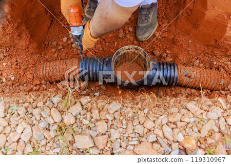 Replacement of underground storm sewer pipes is necessary due to damaged drainage system for collecting rainwater. 119310967