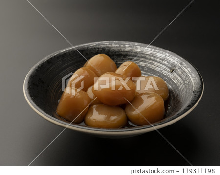 Konnyaku miso dengaku Steamed konnyaku miso oden with miso 119311198