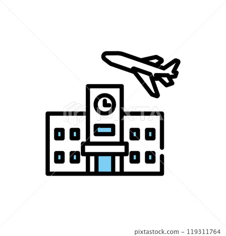 School, airplane, study abroad, international students 119311764