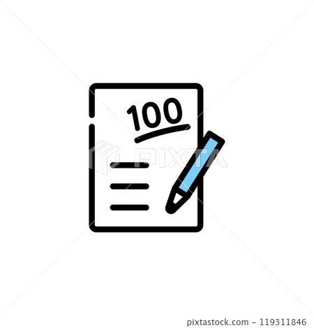 100 points test paper 119311846