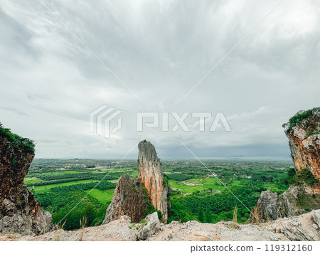 Khao Khuha Mountain tourist attraction of Songkhla, Thailand. Khao Khuha Mountain tourist attraction of Songkhla, Thailand. 119312160