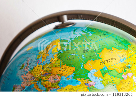Globe of Europe and Russia - geography study, travel planning Globe of Europe and Russia - geography study, travel planning 119313265