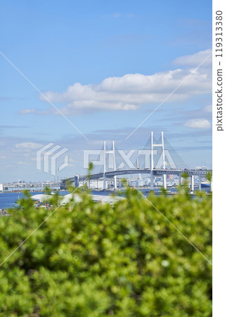 橫濱灣大橋從山上公園，你可以看到海港 119313380