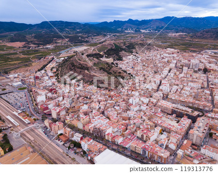 View of Sagunto city and fortress 119313776