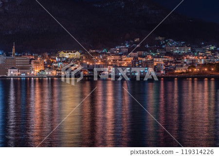 Night view of Hakodate, Hokkaido 119314226