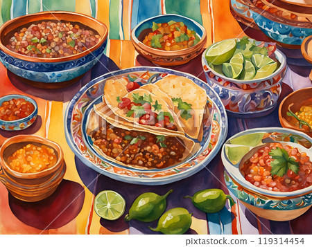 Mexican food 119314454