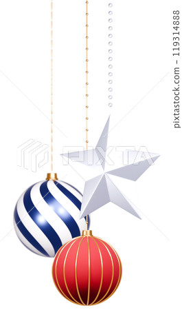 3D素材_聖誕飾品 3D素材_聖誕飾品 119314888