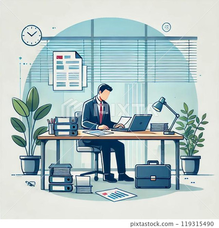 Business people working in the office 119315490