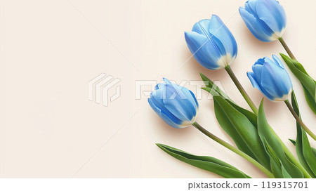 簡單的藍色鬱金香 簡單的藍色鬱金香 119315701