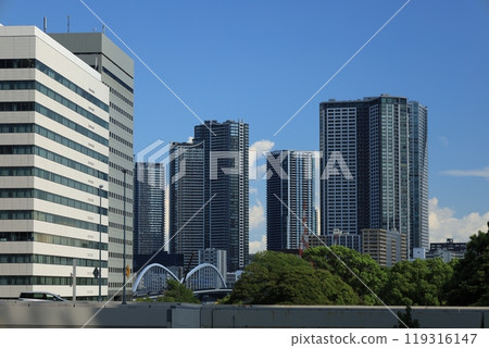 汐留高層辦公大樓鱗次櫛比 汐留高層辦公大樓鱗次櫛比 119316147