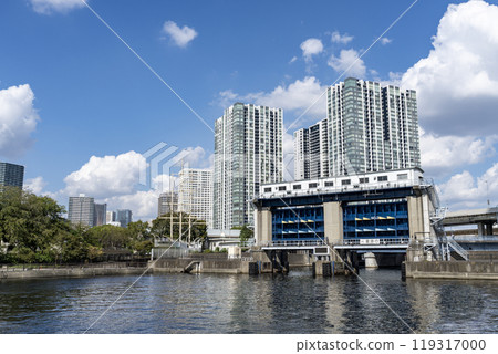 東京品川運河沿岸的風景 東京品川運河沿岸的風景 119317000