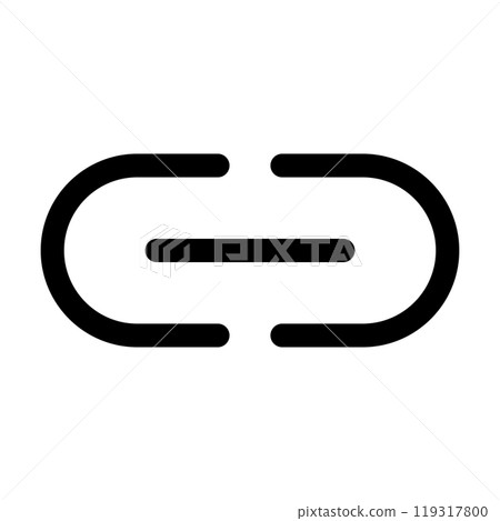 Link icon logo design template isolated illustration Link icon logo design template isolated illustration 119317800