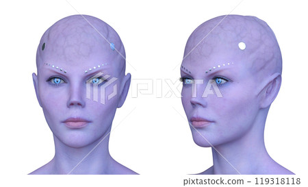 女性外星人臉 119318118