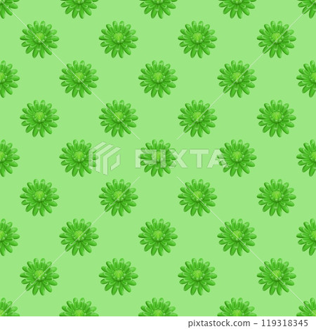 green seamless pattern with green leaves 119318345