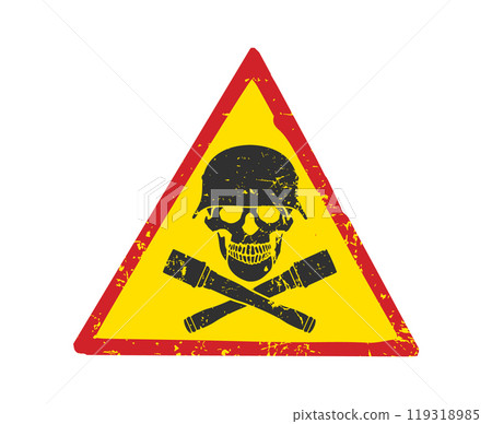 Skull head with old german ww2 helmet icon symbol. Crossed german ww2 grenade logo sign. Vector illustration image. Skull head with old german ww2 helmet icon symbol. Crossed german ww2 grenade logo sign. Vector illustration image. 119318985