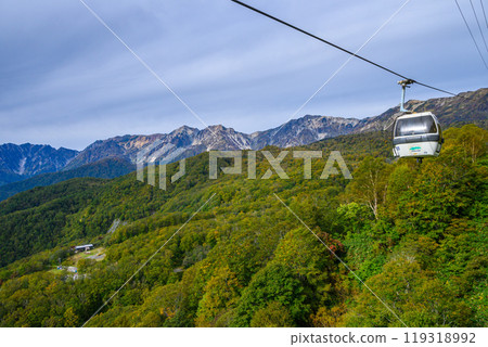 View from the Tsugaike Nature Park ropeway 119318992