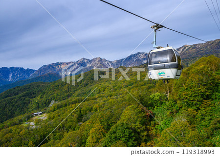 View from the Tsugaike Nature Park ropeway 119318993