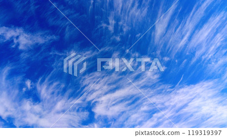藍天白雲飄浮 藍天白雲飄浮 119319397