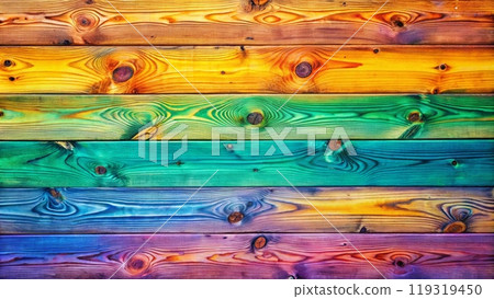 wood, wooden, blue 119319450