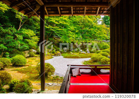 【京都風景】曼殊院、鶴龜枯山水庭園 【京都風景】曼殊院、鶴龜枯山水庭園 119320078