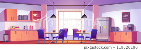 Kitchen room interior design in office for lunch Kitchen room interior design in office for lunch 119320196
