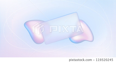 Glass morphism abstract gradient background design 119320245