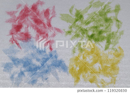 由撕破的日本紙製成的彩色背景材料 119320830
