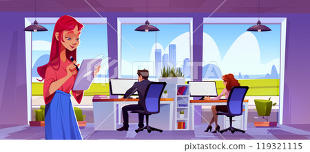 People working in modern company office People working in modern company office 119321115