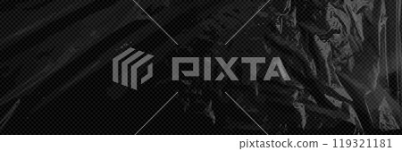 Vinyl plastic cover texture frame with shrink 119321181