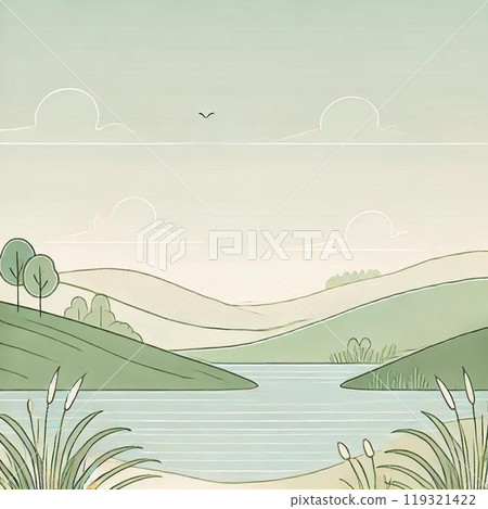 寧靜的自然風光 119321422