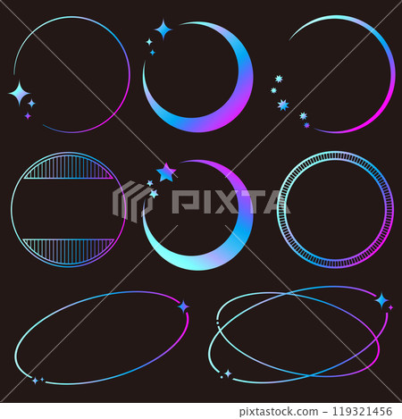 Frame material set_hologram 119321456